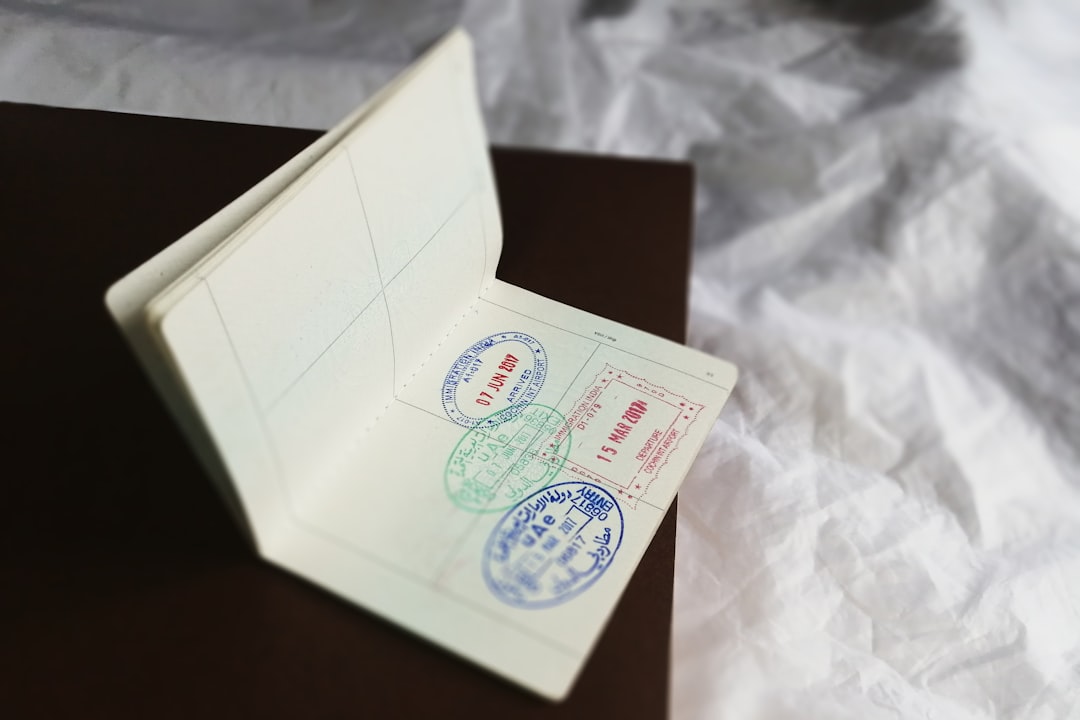 Passport stamp and I-94 form - b-1 visitor visa attorney Passport stamp and I-94 form - b-1 visitor visa attorney