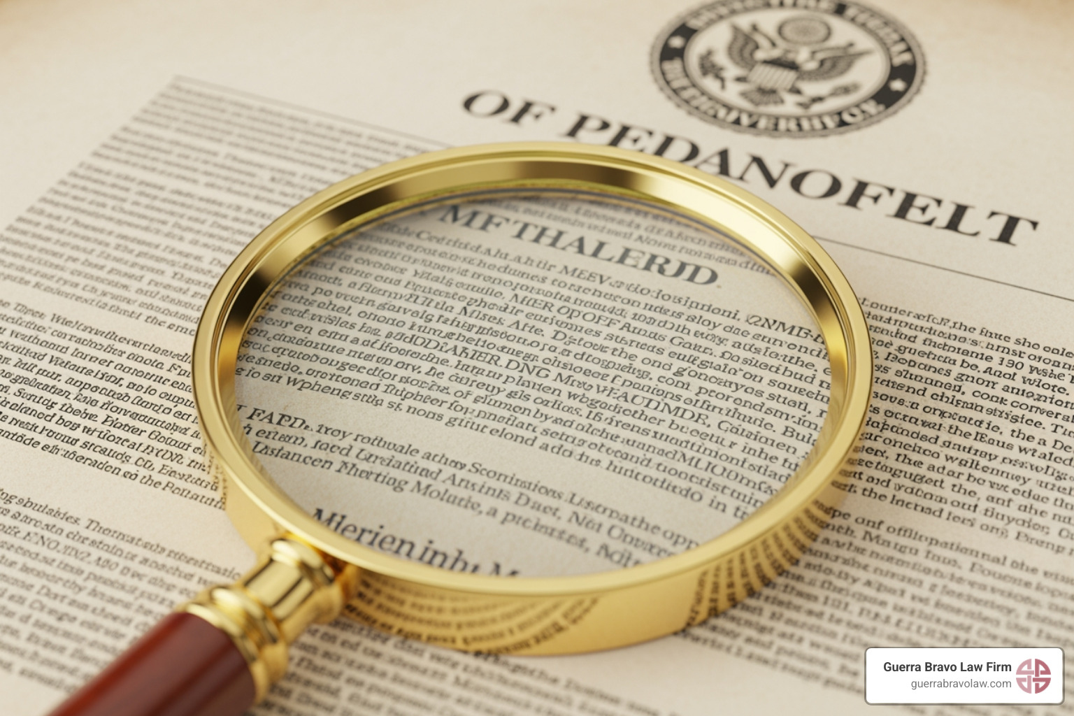 magnifying glass over fine print of an official document - do i need a lawyer to apply for citizenship