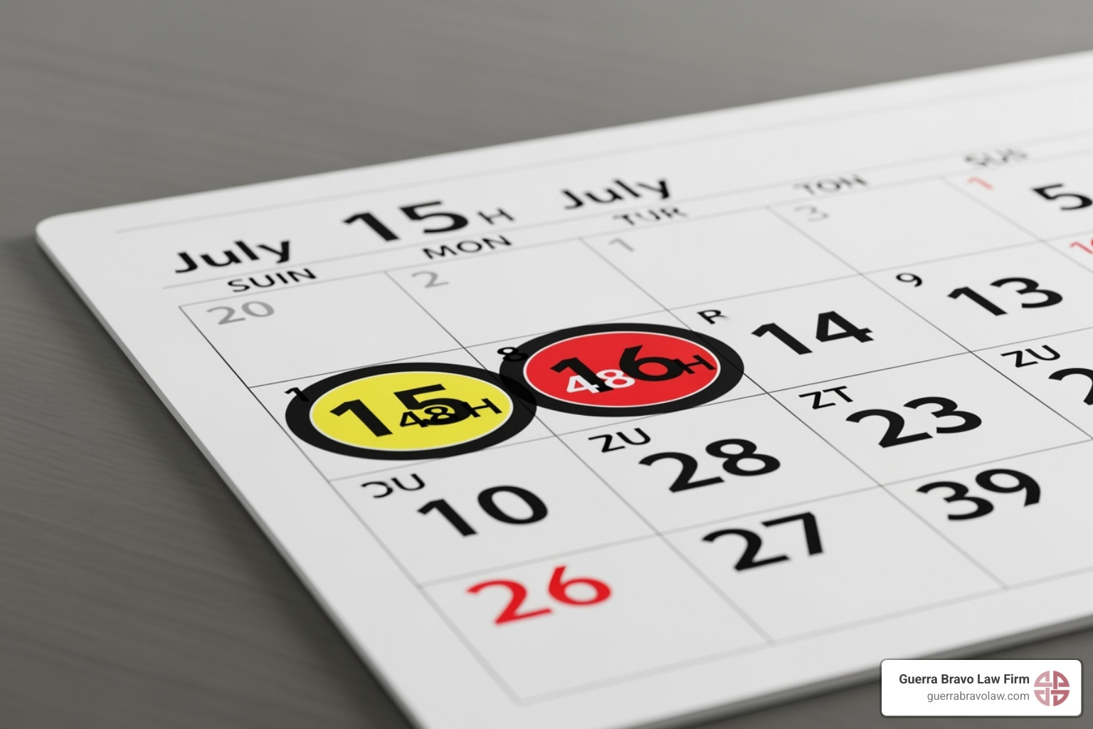 of a calendar highlighting a 48-hour period - ICE detention release of a calendar highlighting a 48-hour period - ICE detention release