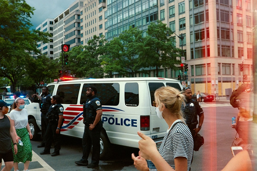 A neutral depiction of a law enforcement interaction - immigration compliance and enforcement A neutral depiction of a law enforcement interaction - immigration compliance and enforcement