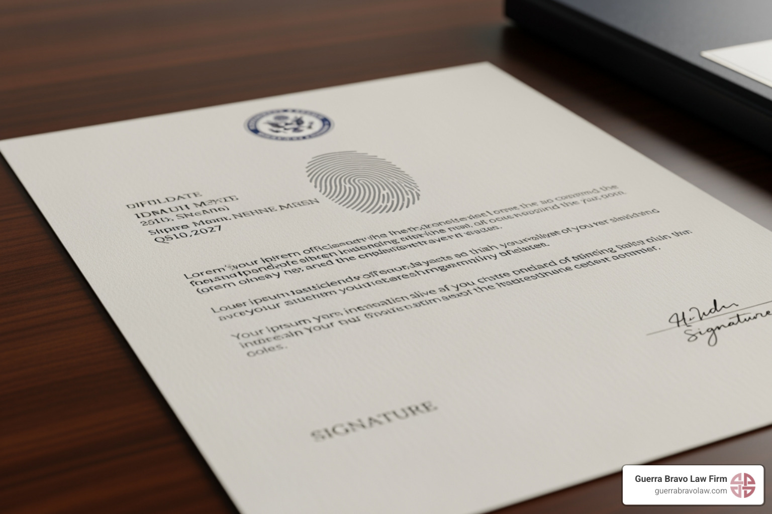 Biometrics instruction letter - parent pr sponsorship Biometrics instruction letter - parent pr sponsorship