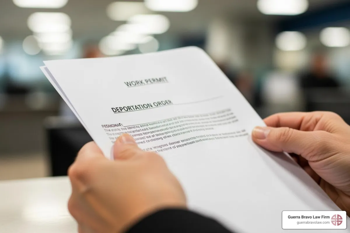 Your Work Permit and Deportation: The Unvarnished Truth